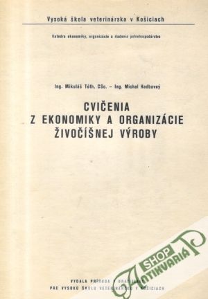 Obal knihy Cvičenia z ekonomiky a organizácie živočíšnej výroby