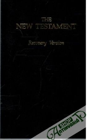 Obal knihy The new testament - recovery version