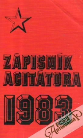 Obal knihy Zápisník agitátora 1983