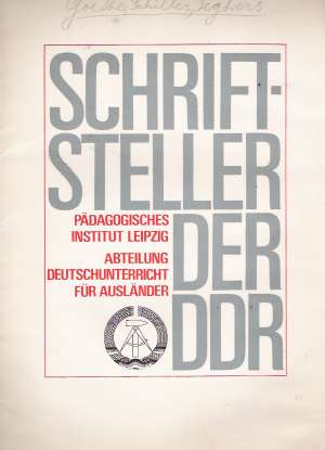 Obal knihy SCHRIFTSTELLER DER DDR