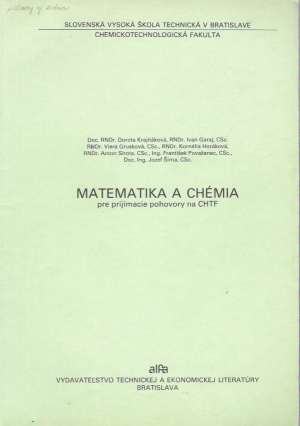 Obal knihy MATEMATIKA A CHÉMIA PRE PRIJÍMACIE POHOVORY
