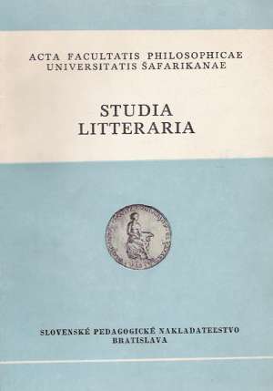 Obal knihy Studia litteraria