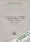 Kottner Mojmír - Soubor studijních textú z marxistické filosofie na VUT v Brně