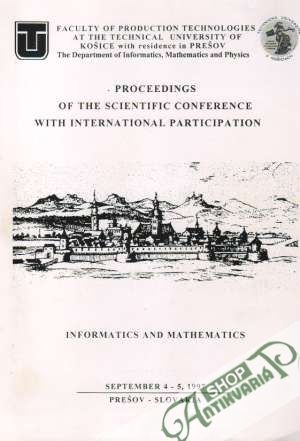 Obal knihy Proceedings of the Scientific Conference with International Participation
