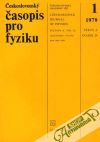 Kolektív autorov - Československý časopis pro fyziku 1979