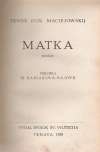 Maciejowski S. I. - MATKA