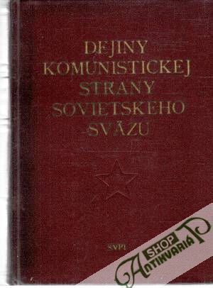 Obal knihy Dejiny komunistickej strany Sovietskeho sväzu