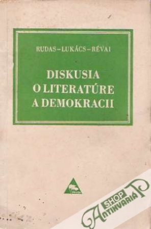 Obal knihy Diskusia o literatúre a demokracii