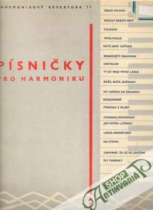 Obal knihy Písničky pro harmoniku