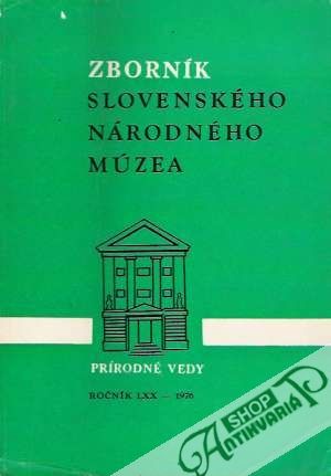 Obal knihy Zborník Slovenského národného múzea - prírodné vedy 1976