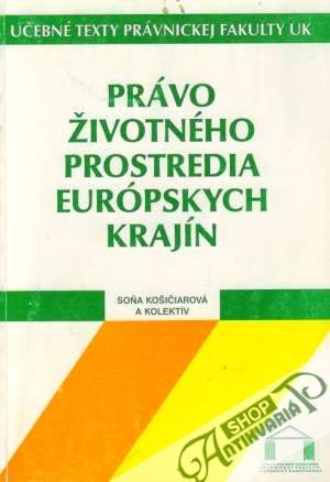 Obal knihy Právo životného prostredia európskych krajín