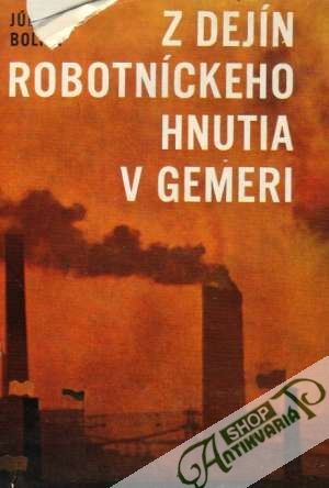 Obal knihy Z dejín robotníckeho hnutia v Gemeri