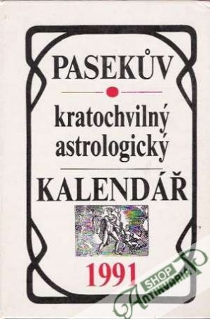 Obal knihy Pasekúv kratochvilný astrologický kalendář 1991