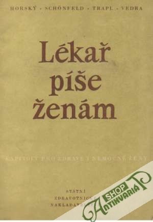 Obal knihy Lékař píše ženám