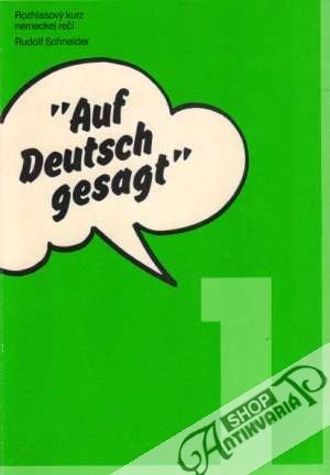 Obal knihy Auf Deutsch gesagt 1.
