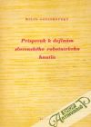 Gosiorovský Miloš - Príspevok k dejinám slovenského robotníckeho hnutia