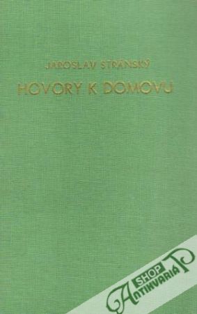 Obal knihy Hovory k domovu
