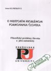 Klimeková Anna - K niektorým problémom formovania človeka