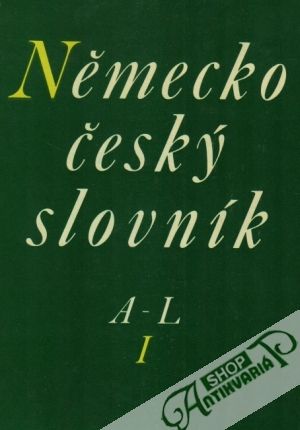 Obal knihy Německo - český slovník /I.- II./