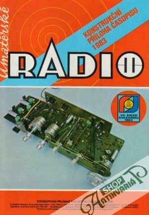 Obal knihy Amatérské radio 1983 