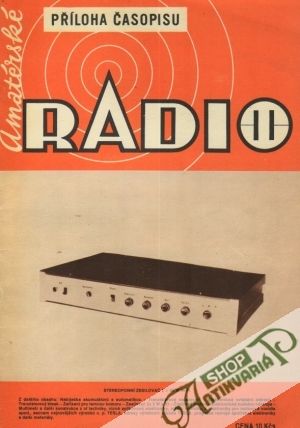 Obal knihy Amatérské radio - příloha časopisu