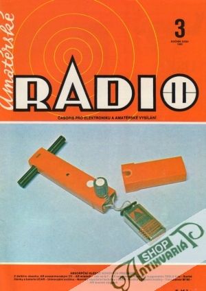 Obal knihy Amatérské radio 3/1983