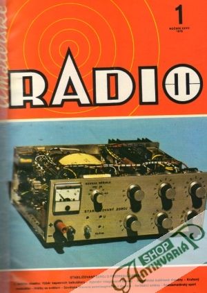 Obal knihy Amatérské radio 1-11/1978