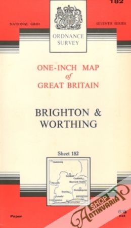 Obal knihy One-Inch Map of Great Britain-Brighton and Worthing