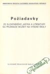 Kolektív autorov - Požiadavky zo slovenského jazyka a literatúry 