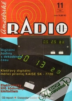 Obal knihy Amatérské radio 11/1994 