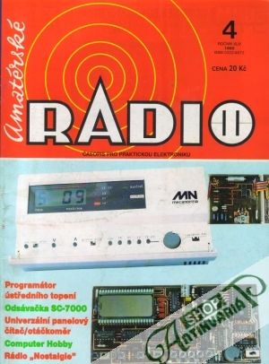 Obal knihy Amatérské radio 4/1995