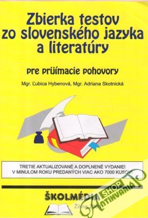 Obal knihy Zbierka testov zo slovenského jazyka a literatúry