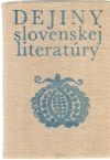Pišút Milan a kolektív - Dejiny slovenskej literatúry