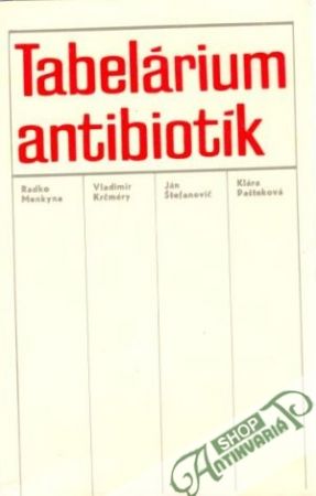 Obal knihy Tabelárium antibiotík