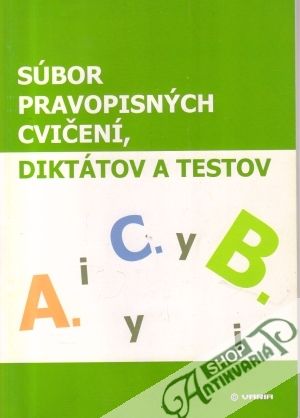 Obal knihy Súbor pravopisných cvičení, diktátov a testov