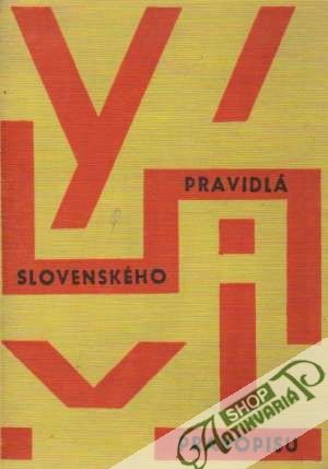 Obal knihy Pravidlá slovenského pravopisu