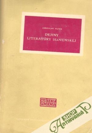Obal knihy Dejiny literatúry slovenskej