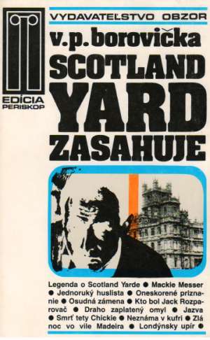 Obal knihy Scotland Yard zasahuje