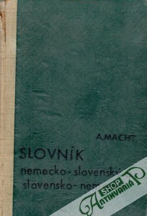 Obal knihy Nemecko-slovenský a slovensko-nemecký slovník 