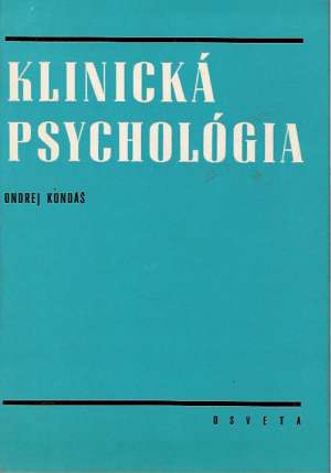 Obal knihy Klinická psychológia