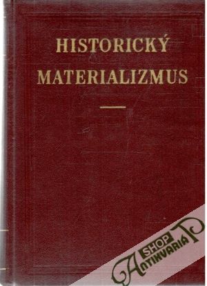 Obal knihy Historický materializmus