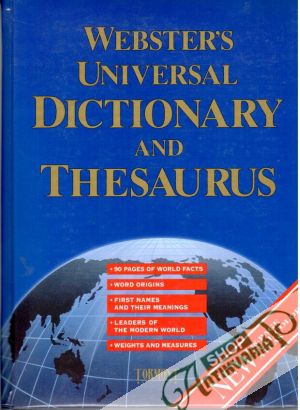 Obal knihy Webster's universal dictionary and thesaurus