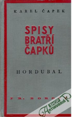 Obal knihy Hordubal