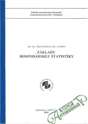Obal knihy Základy hospodárskej štatistiky