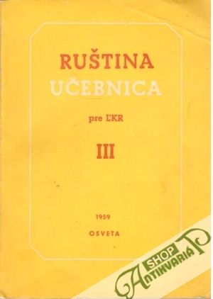 Obal knihy Ruština