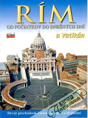 Obal knihy Rím od počiatkov do dnešných dní a Vatikán
