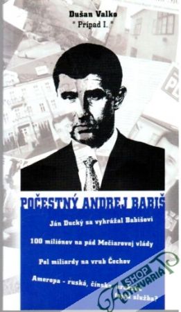 Obal knihy Počestný Andrej Babiš