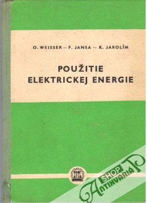 Obal knihy Použitie elektrickej energie