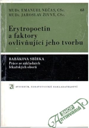 Obal knihy Erytropoetin a faktory ovlivňující jeho tvorbu