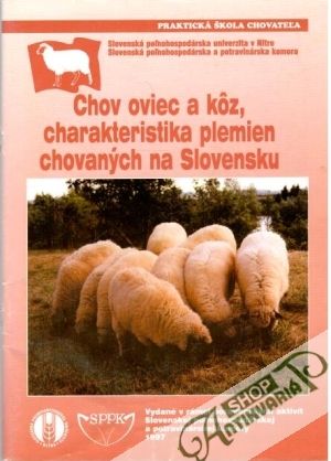 Obal knihy Chov oviec a kôz, charakteristika plemien chovaných na Slovensku